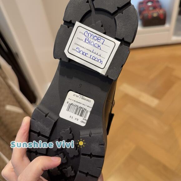 NEW In Box COACH Ruthie Loafer Women's Black Leather CM587 us 5 - Picture 5 of 5